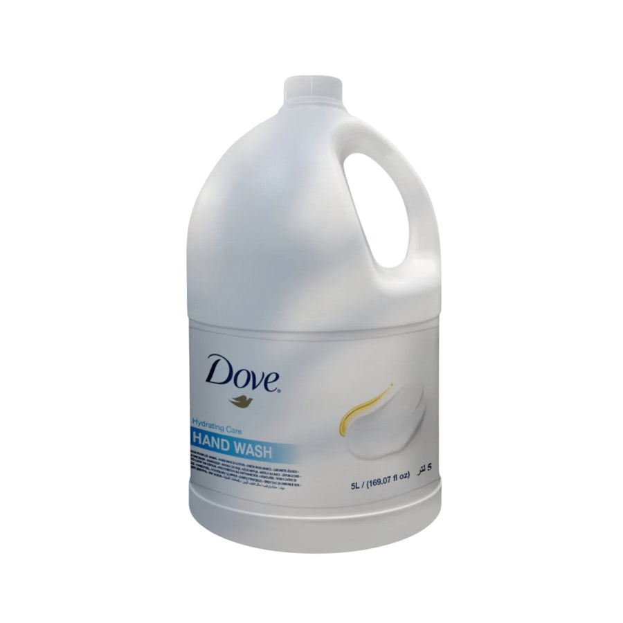 Ora Dove Pro Hydrating Care Hand Wash 5L refill bottle for professional use in white plastic container