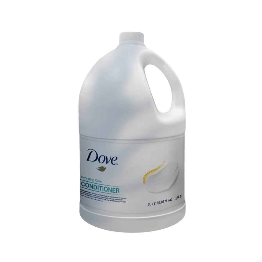 Ora Dove Pro Hydrating Care conditioner in a 5L professional refill jug for hotels and salons