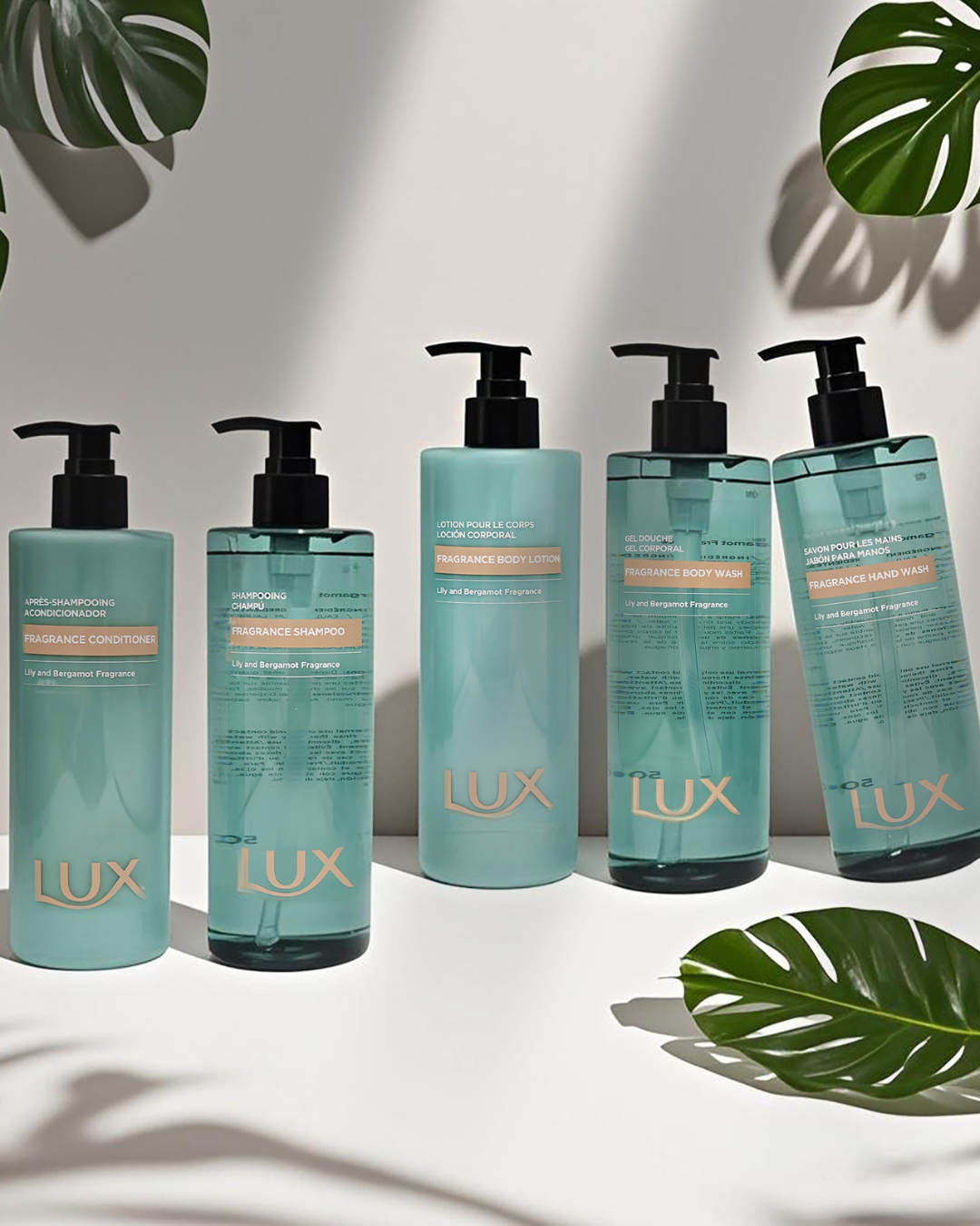 Lux Lily & Bergamot Range, 500ml