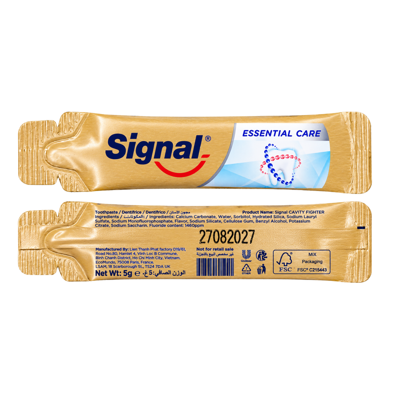 Signal® Hotel Toothpaste 5g | Individually Wrapped Guest Amenity