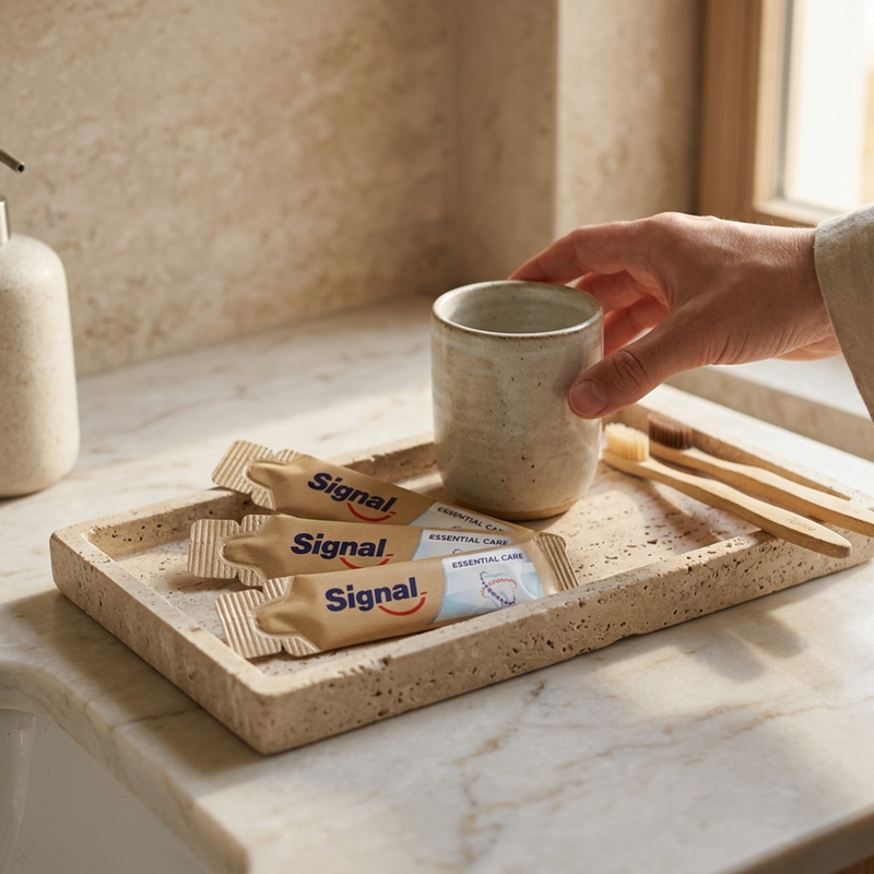 Signal® Hotel Toothpaste 5g | Individually Wrapped Guest Amenity